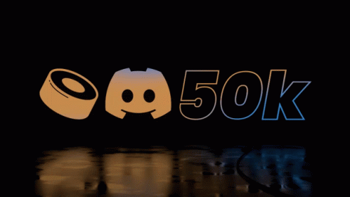 Neon Sign Saying 50K GIF