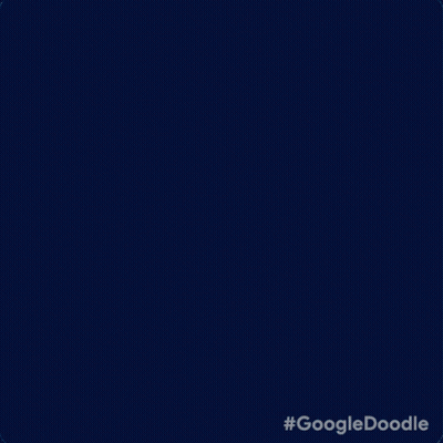 Neon Sign Saying Happy Independence Day On Dark Blue Background GIF