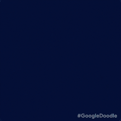 Neon Sign Saying Happy Independence Day On Dark Blue GIF