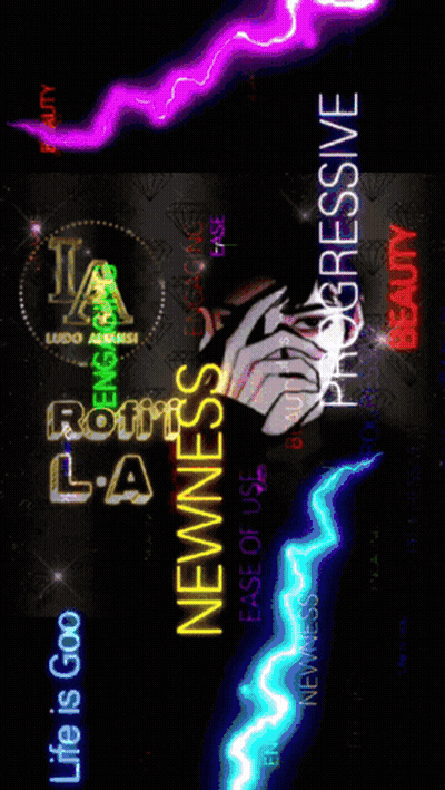 Neon Sign Saying Life Is Good And Progressive GIF