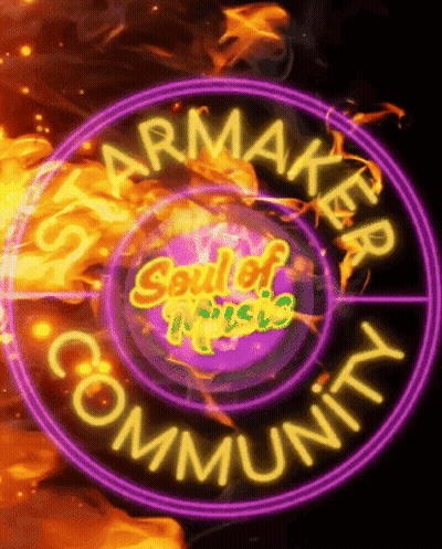 Neon Sign Saying Starmaker Community Soul Of Prisms GIF
