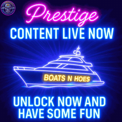 Neon Sign Says Prestige Content Live Now GIF