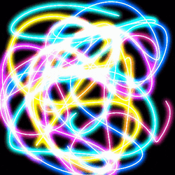 Neon Yellow Neon Blue GIF