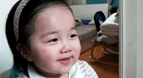 Nepo Baby Covers Mouth GIF