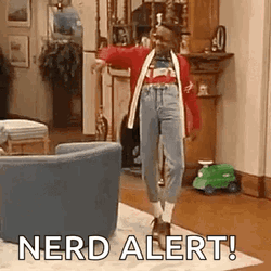 Nerd Alert Funny Walk Steve Urkel Meme GIF