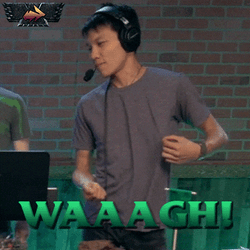 Nerd Gamer Rallying Crowd Fist Pump GIF