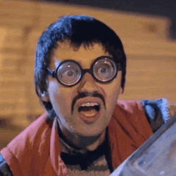 Nerd Guy Peaking Scream GIF