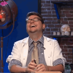 Nerd Guy Relieved Wiping Sweat Meme GIF