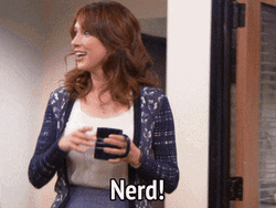 Nerd Point Out Ellie Kemper GIF