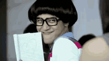 Nerd Student Shy Smile Classroom Crush GIF