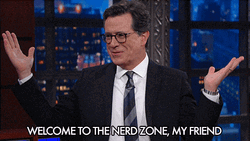 Nerd Zone Stephen Colbert Host GIF
