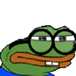 Nerdge Pepe Sticker GIF