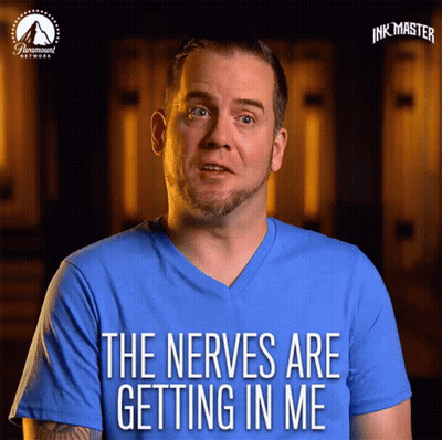 Nerves Getting In Me Nervous GIF