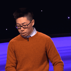 Nervous Breathing Game Show Contender GIF