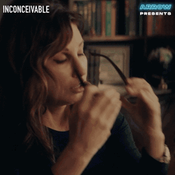 Nervous Gina Gershon Inconceivable GIF