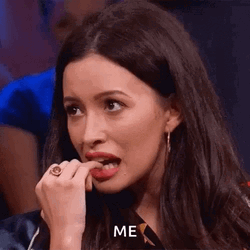 Nervous Girl Nail Biting Me GIF