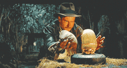 Nervous Indiana Jones GIF