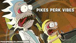 Nervous Rick And Morty Driving Fast Car  GIF