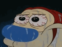 Nervous Sweat Of Stimpson J Cat GIF