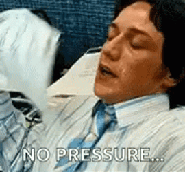 Nervous Sweating No Pressure By James Mcavoy GIF