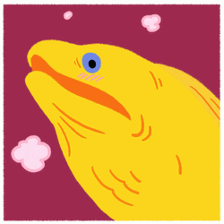 Nervous Tense Animated Eel GIF