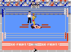 Nes Prowrestling Game GIF