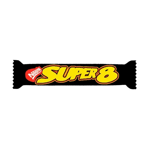 Nestle Super 8 Candy Bar Sticker