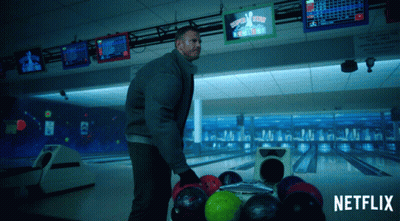 Netflix Ad Baseball Player About To Pitch GIF