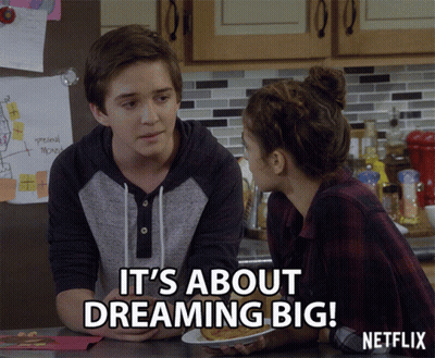 Netflix Ad Boy And Girl In Kitchen GIF