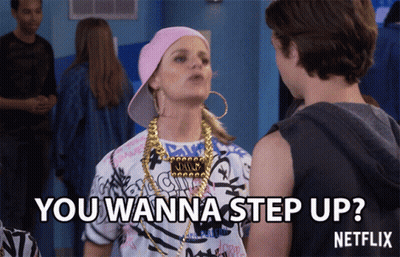 Netflix Ad Girl Talking To Boy GIF