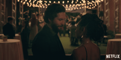 Netflix Ad Man And Woman Dancing GIF