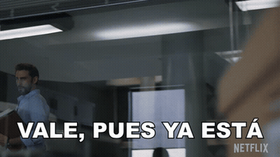 Netflix Ad Man Holding Book GIF