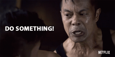 Netflix Ad Man Making Face Do Something GIF