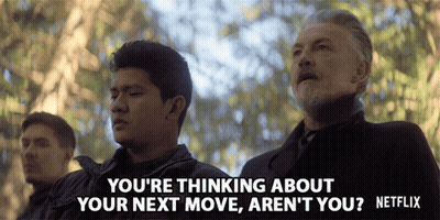 Netflix Ad Man Saying Your Next Move
