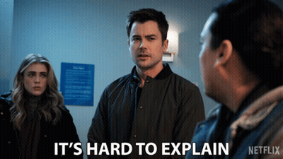 Netflix Ad Man Talking to Two Women