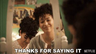 Netflix Ad Two Women Thanks For Saying It GIF