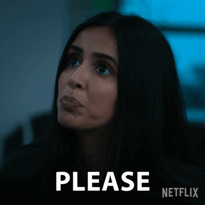 Netflix Ad Woman Asking Please GIF