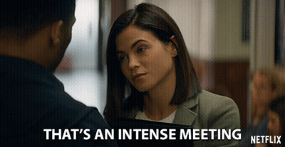 Netflix Ad Woman Talking to Man