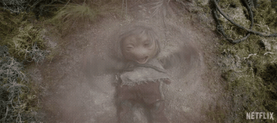 Netflix Advertisement Baby Lying In Dirt GIF