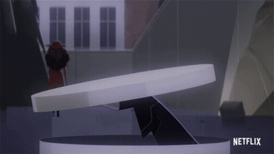 Netflix Advertisement With Spider On Ground GIF