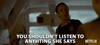 Netflix Advertisement Woman Talking To Another Person GIF