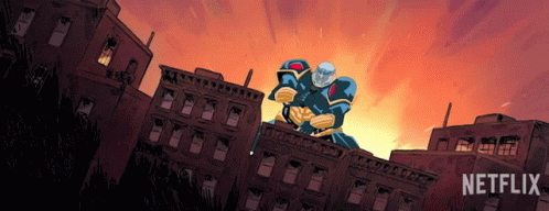 Netflix Cartoon Character Advertisement GIF