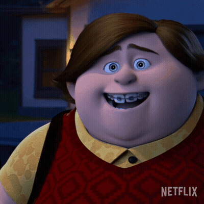 Netflix Cartoon Smiling With Braces GIF