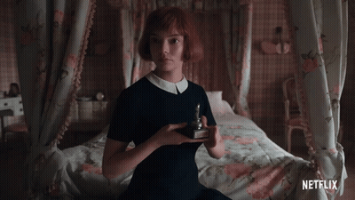 Netflix Girl Holding Trophy I Don't Mind That GIF