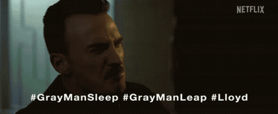 Netflix Gray Man Sleep Advertisement Man Screaming GIF
