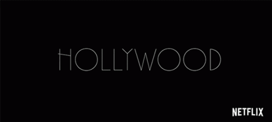 Netflix Hollywood Text Animation GIF
