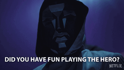 Netflix Poster Man With Mask GIF