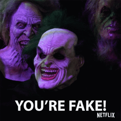 Netflix Poster With Joker Mask GIF