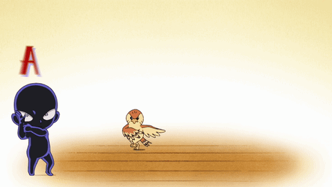 Netflix Series Bird And Black Figure GIF