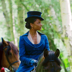 Netflix Series Brigerton Kate Sharma Riding Horse GIF